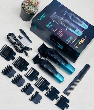 ست دو قلوی ماشین اصلاح وی جی آر مدل V-196 و V-996